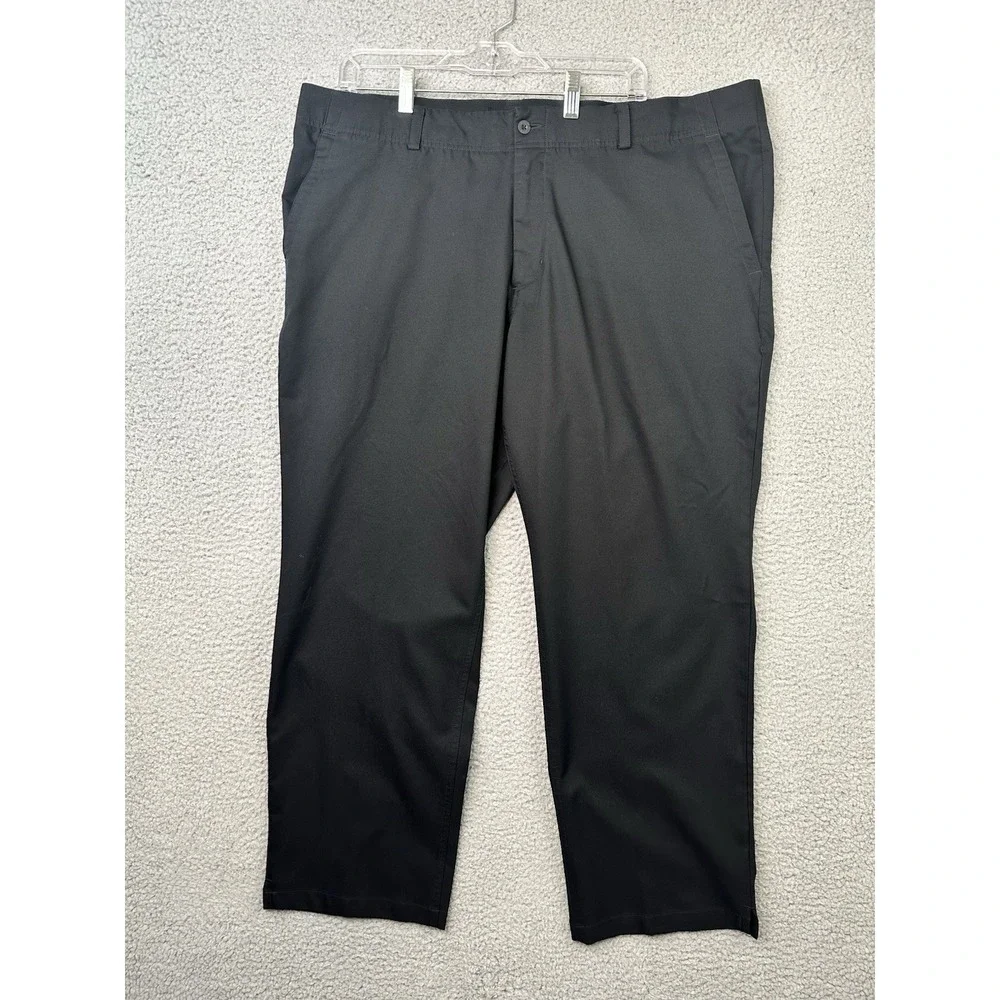 Nike Golf Pants Mens 42x30 (29) Black Dri Fit Flex Pants